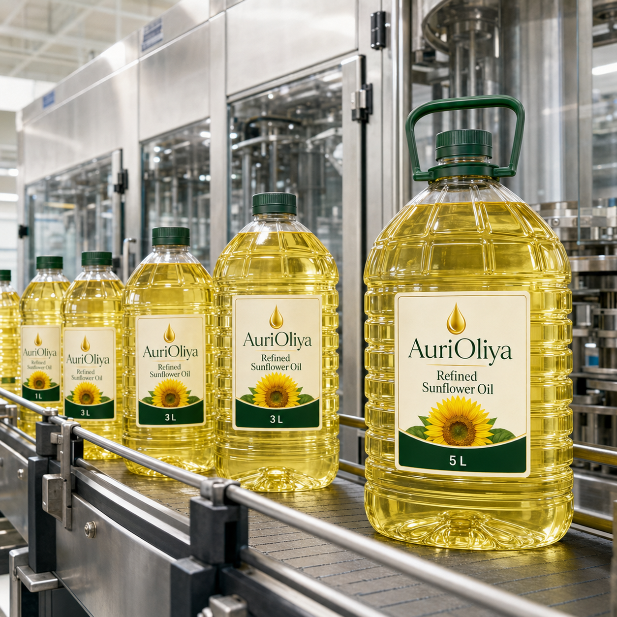 AuriOliya bottled sunflower oil for sale
