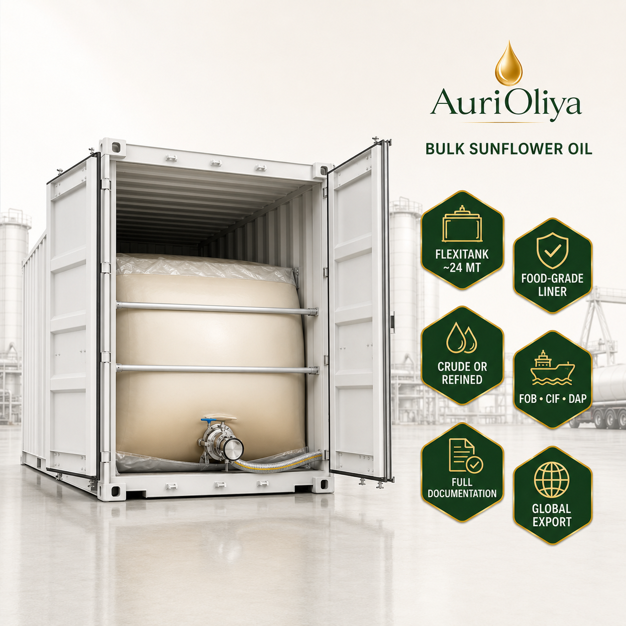 Bulk Sunflower Oil